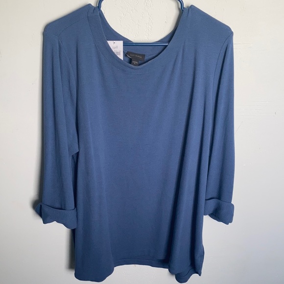 NWT J Jill 3/4 sleeve top in Twilight  size XL - Picture 4 of 5